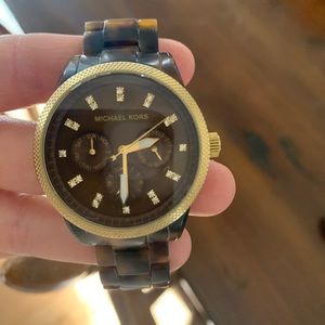 Michael Kors Tortoise Watch